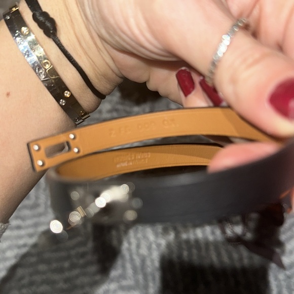 Gorgeous Hermes  Kelly leather bracelet - Picture 6 of 9